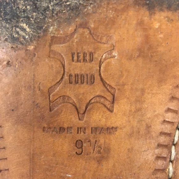 Amalfi 9.5 Shoes Burgundy Leather Upper Lining & Sole Lace up Toe & Other Detail - Picture 8 of 10